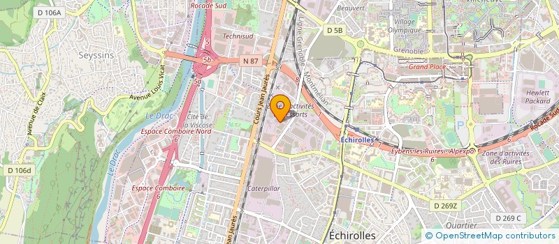 localisation de l'entreprise FAR  SAINT-MARTIN-D'HERES