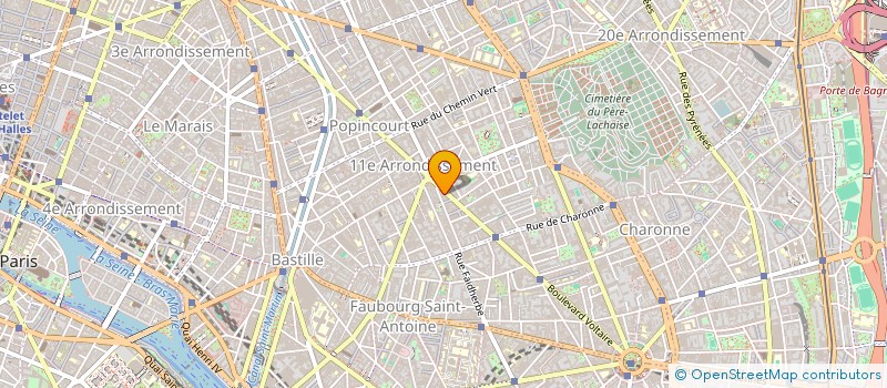 localisation de l'entreprise FAR 39 GAMBETTA  PARIS