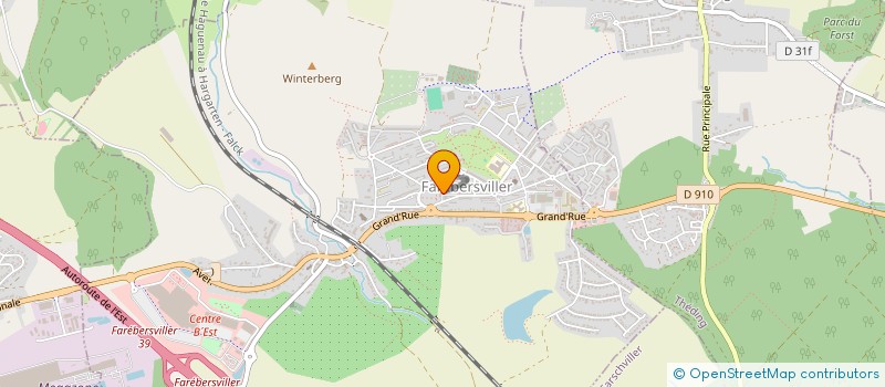 localisation de l'entreprise FAR AMBULANCES  FAREBERSVILLER