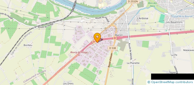 localisation de l'entreprise FAR GOLF  BOURG-DE-PEAGE