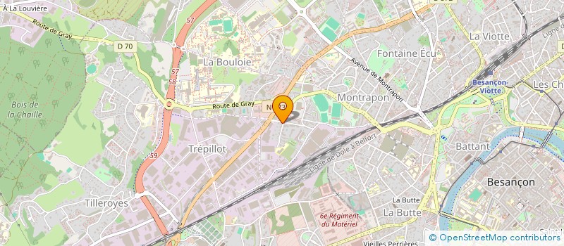 localisation de l'entreprise FAR'LOR à BESANCON