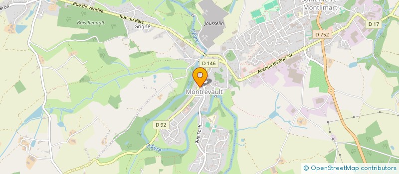 localisation de l'entreprise FAR SI DIAM à MONTREVAULT-SUR-EVRE