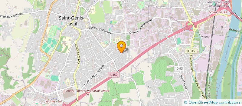 localisation de l'entreprise FAR TAXI  SAINT-GENIS-LAVAL