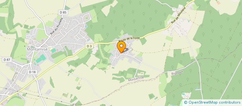 localisation de l'entreprise FARA  MONTAMISE