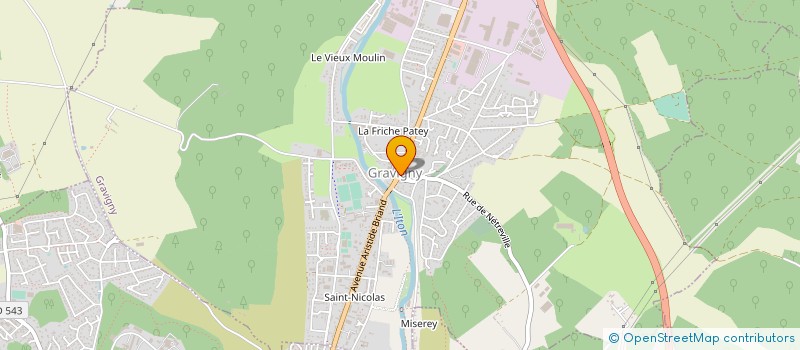 localisation de l'entreprise FARA à GRAVIGNY