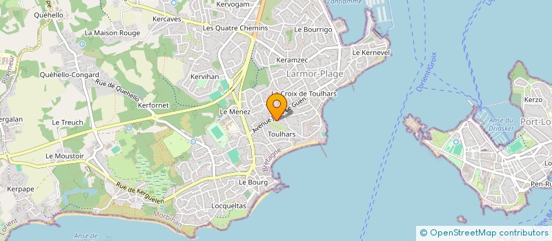 localisation de l'entreprise FARA  LARMOR-PLAGE