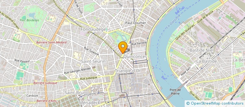 localisation de l'entreprise FARACOM à BORDEAUX