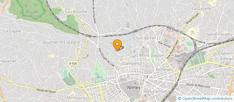 localisation de l'entreprise FARADAY  NIMES