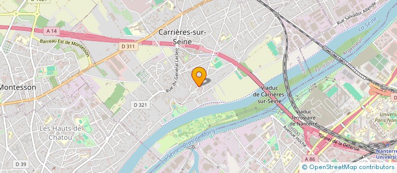 localisation de l'entreprise FARADAY à CARRIERES-SUR-SEINE