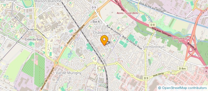 localisation de l'entreprise FARADAY  REIMS