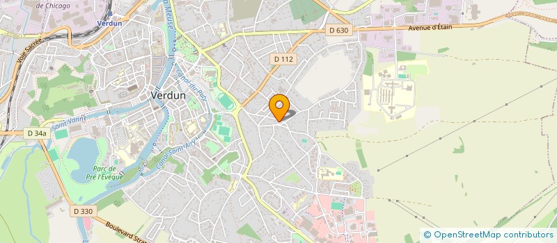 localisation de l'entreprise FARADAY à VERDUN