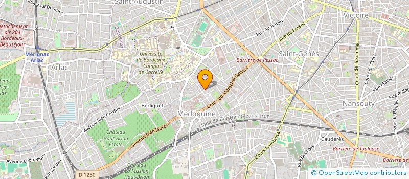 localisation de l'entreprise FARADAY  BORDEAUX