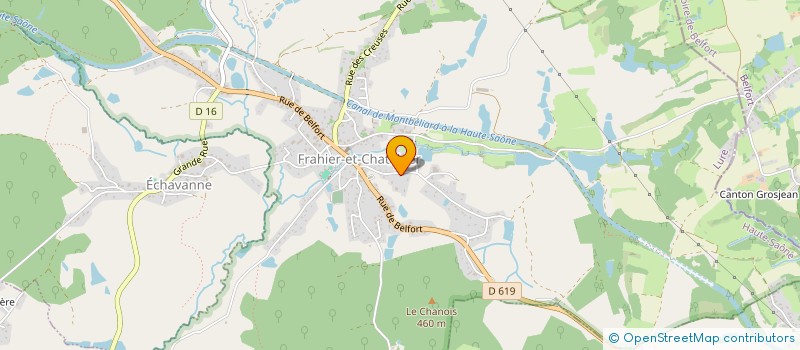 localisation de l'entreprise FARADAY GESTION  FRAHIER-ET-CHATEBIER