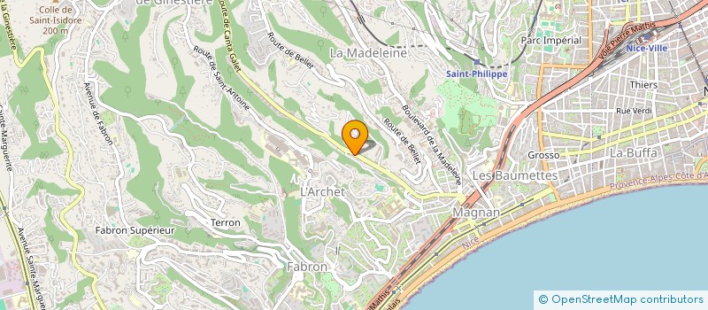 localisation de l'entreprise FARAFIN' ART  NICE