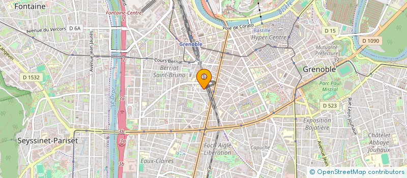 localisation de l'entreprise FARAFINA  GRENOBLE