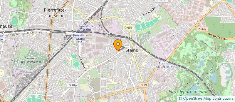 localisation de l'entreprise FARAFINASPA à STAINS