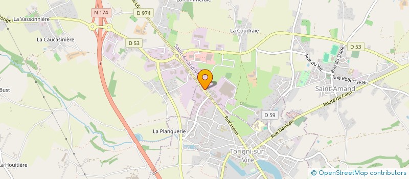 localisation de l'entreprise FARAGO MANCHE CALVADOS  SAINT-AMAND-VILLAGES