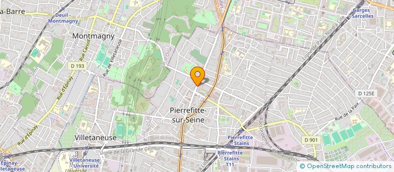 localisation de l'entreprise FARAH  PIERREFITTE-SUR-SEINE