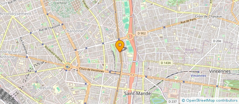 localisation de l'entreprise FARAH  PARIS