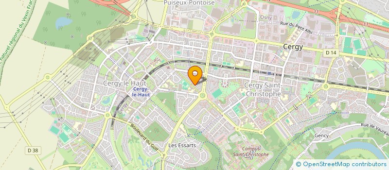 localisation de l'entreprise FARAH ET FILS  CERGY