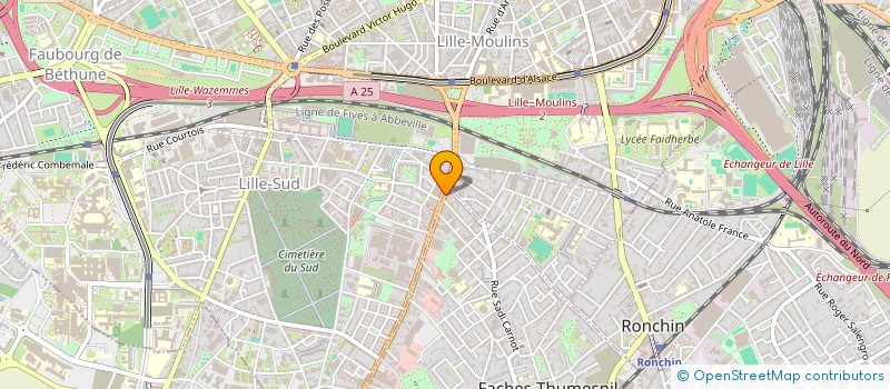 localisation de l'entreprise FARAH IMMOBILIER  FACHES-THUMESNIL