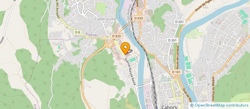 localisation de l'entreprise FARANDOLE à CAHORS