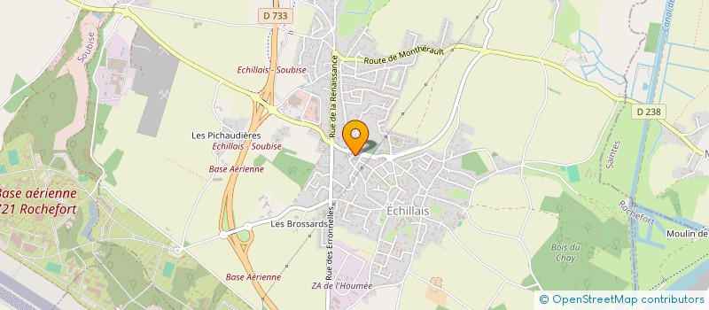 localisation de l'entreprise FARANDOLE à ECHILLAIS