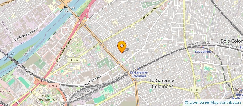 localisation de l'entreprise FARANDOLE à COLOMBES