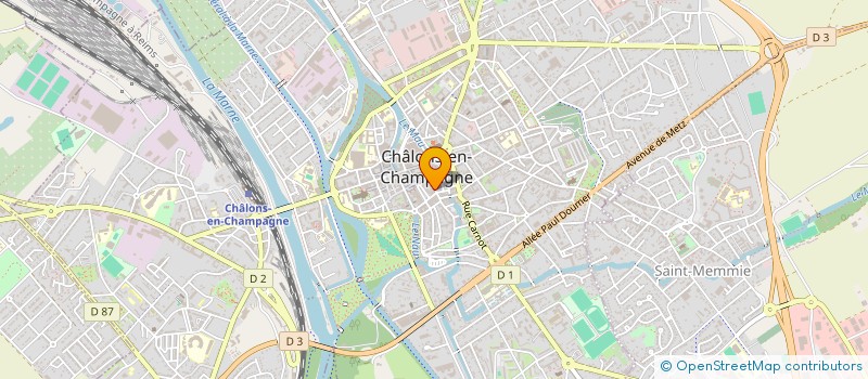 localisation de l'entreprise FARANDOLE à CHALONS-EN-CHAMPAGNE