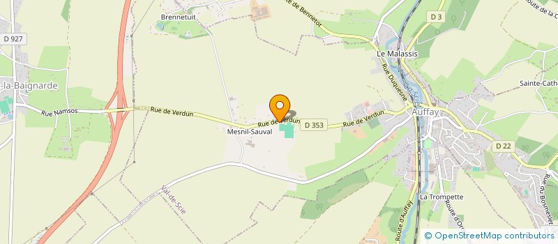 localisation de l'entreprise FARANDOLE, ASSOCIATION DE PARENTS D'ELEVES DES ECOLES MATERNELLE ET PRIMAIRE D'AUFFAY à VAL-DE-SCIE