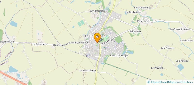 localisation de l'entreprise FARANDOLE DES GOURMANDISES  LA GENETOUZE