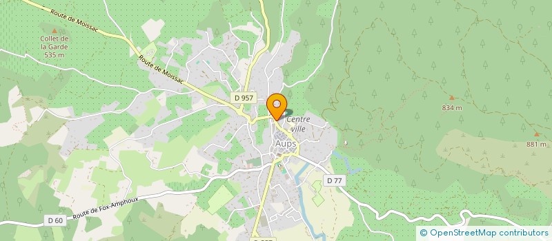 localisation de l'entreprise FARANG RESTAURANT  AUPS