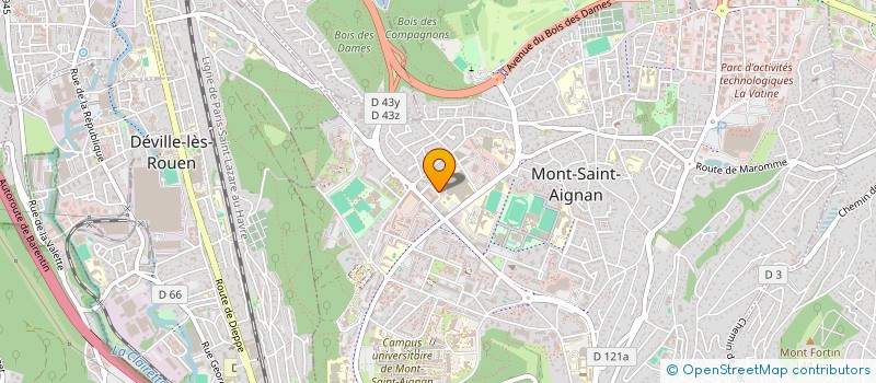 localisation de l'entreprise FARANIE  MONT-SAINT-AIGNAN