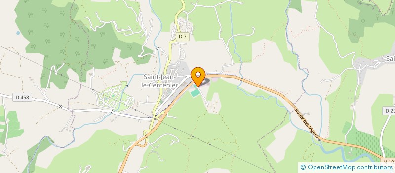 localisation de l'entreprise FARAPPA-DARLIX IMMO  SAINT-JEAN-LE-CENTENIER