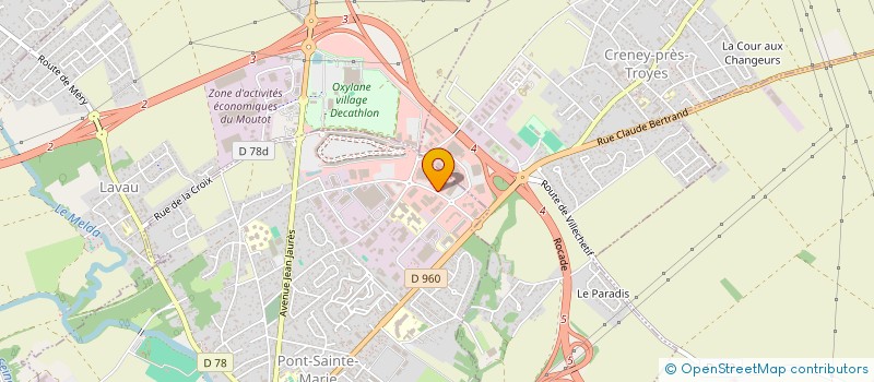 localisation de l'entreprise FARARE  PONT-SAINTE-MARIE