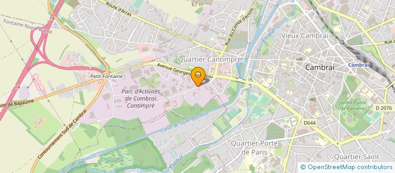 localisation de l'entreprise FARASSE FLUIDES à CAMBRAI