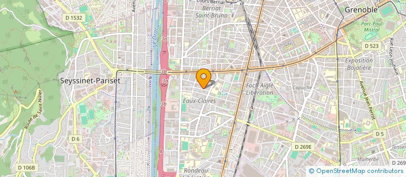 localisation de l'entreprise FARAVOX à GRENOBLE