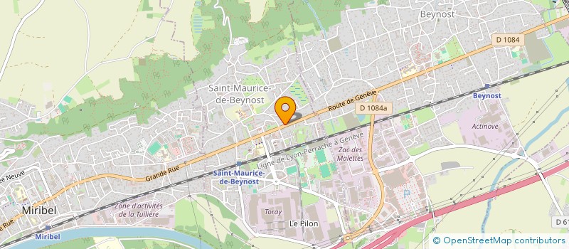localisation de l'entreprise FARAWAY 01 à SAINT-MAURICE-DE-BEYNOST