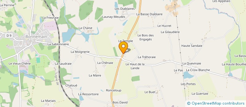 localisation de l'entreprise FARAWAY  BONNEMAIN