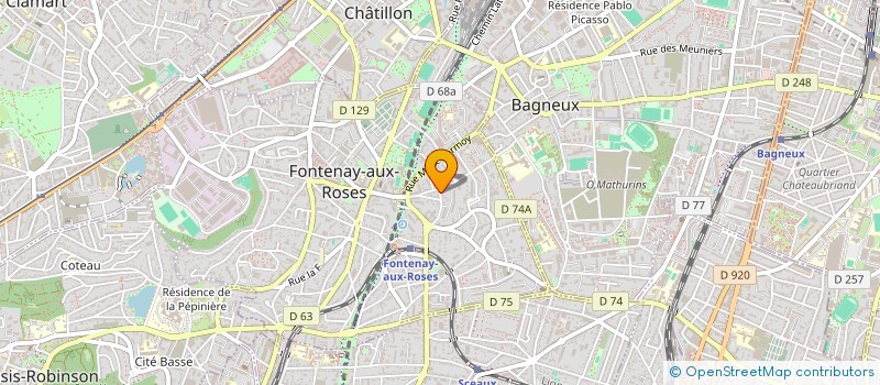 localisation de l'entreprise FARBEEZ LE RESEAU DES PROFESSIONNELS QUI TRAVAILLENT CHEZ EUX A FONTENAY-AUX-ROSES ET SES ENVIRONS à FONTENAY-AUX-ROSES