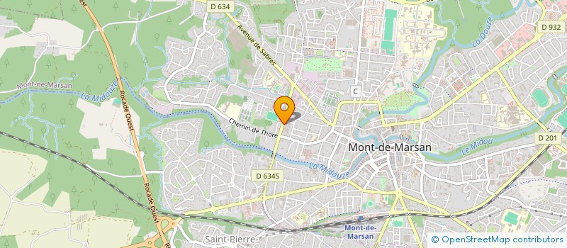 localisation de l'entreprise FARBOS SA à MONT-DE-MARSAN