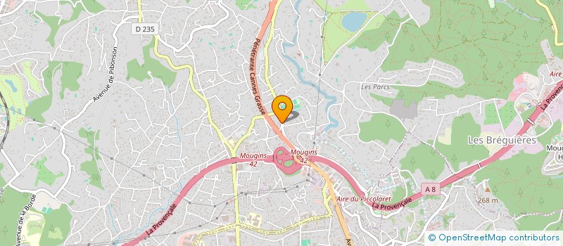 localisation de l'entreprise FARBRINGUENE  MOUGINS