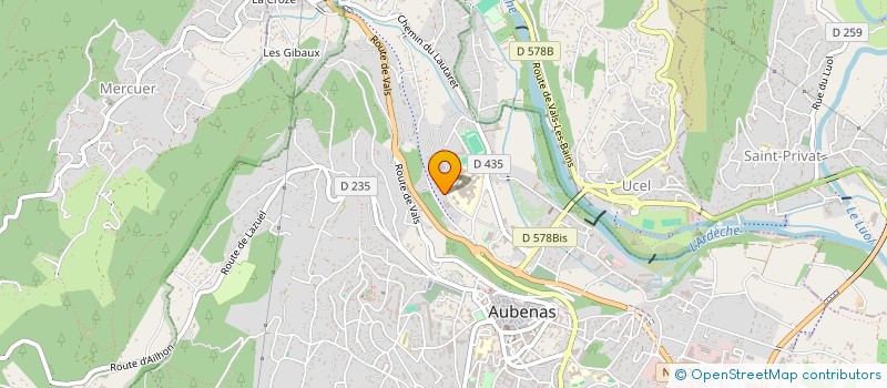 localisation de l'entreprise FARC AUBENAS à AUBENAS