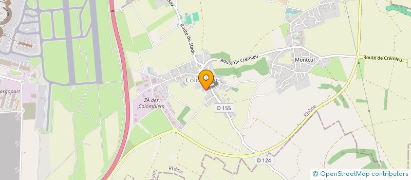 localisation de l'entreprise FARC'INVEST  COLOMBIER-SAUGNIEU