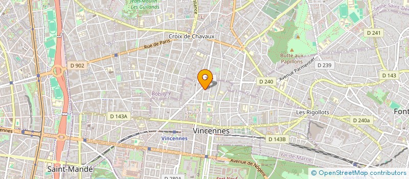 localisation de l'entreprise FARCETIE THEATRE à VINCENNES