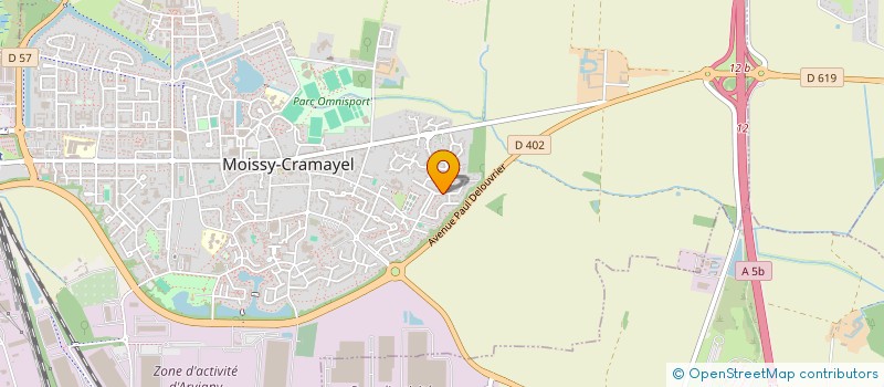 localisation de l'entreprise FARCOZ COUVERTURE à MOISSY-CRAMAYEL