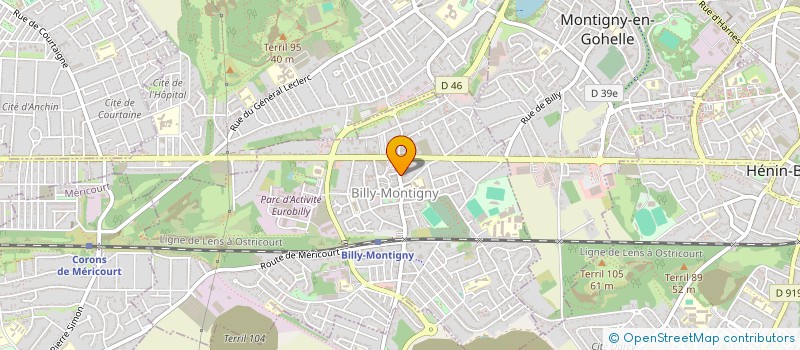 localisation de l'entreprise FARD à BILLY-MONTIGNY
