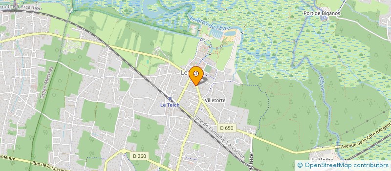 localisation de l'entreprise FARDAMOR  LE TEICH