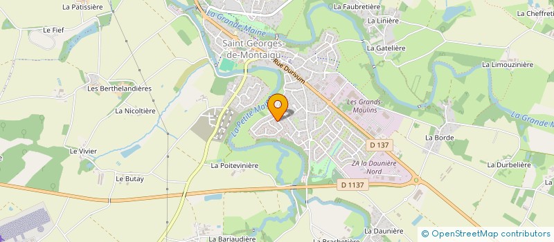 localisation de l'entreprise FARDEAU PASCAL à MONTAIGU-VENDEE