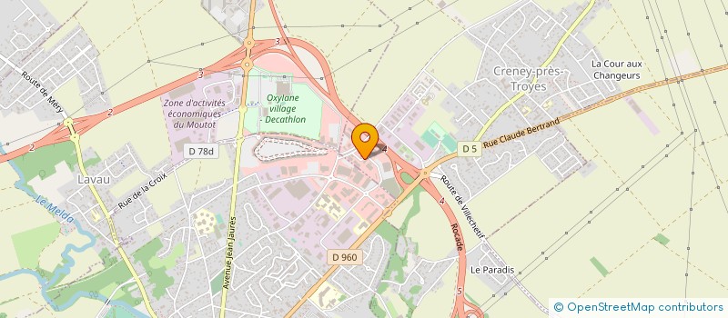 localisation de l'entreprise FARDET à ROSIERES-PRES-TROYES